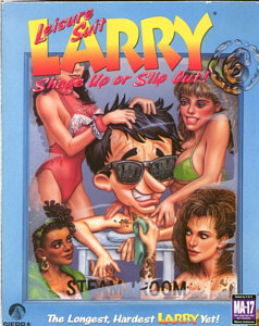 Leisure Suit Larry 6 Box Art